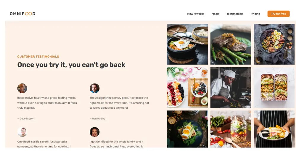 موقع خاص بمطعم لعرض المأكولات واستقبال الطلبات