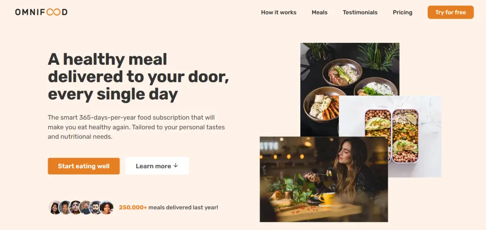 موقع خاص بمطعم لعرض المأكولات واستقبال الطلبات