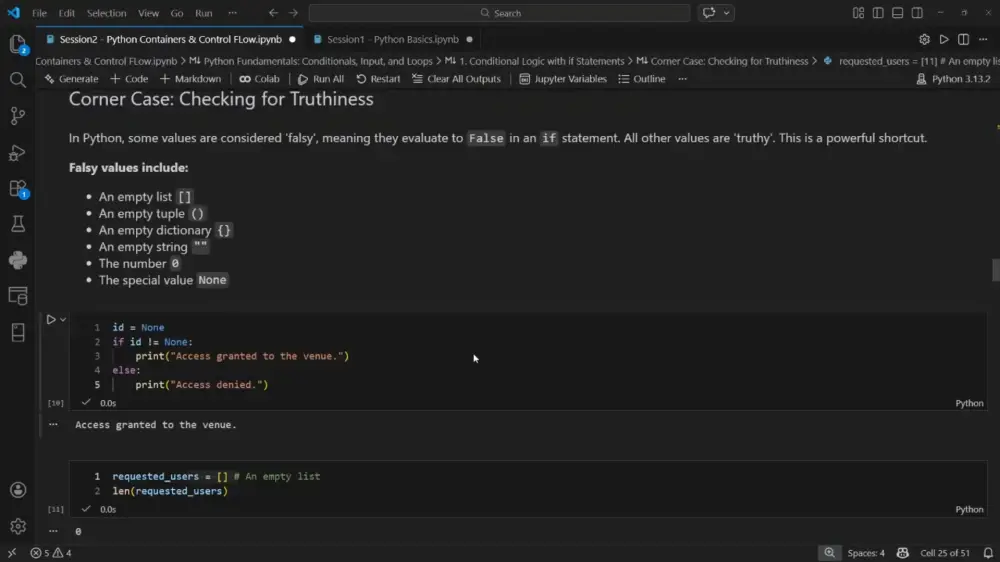 تدريب المبتدئين في Python وتحليل البيانات