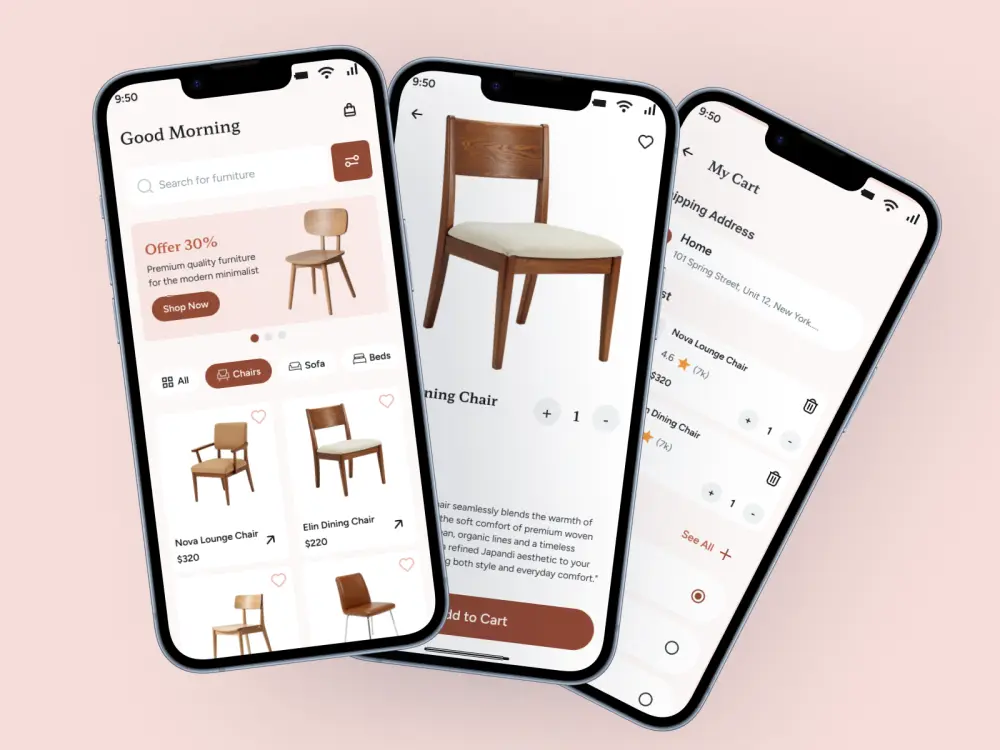 تصميم واجهات تطبيقات موبايل UI/UX