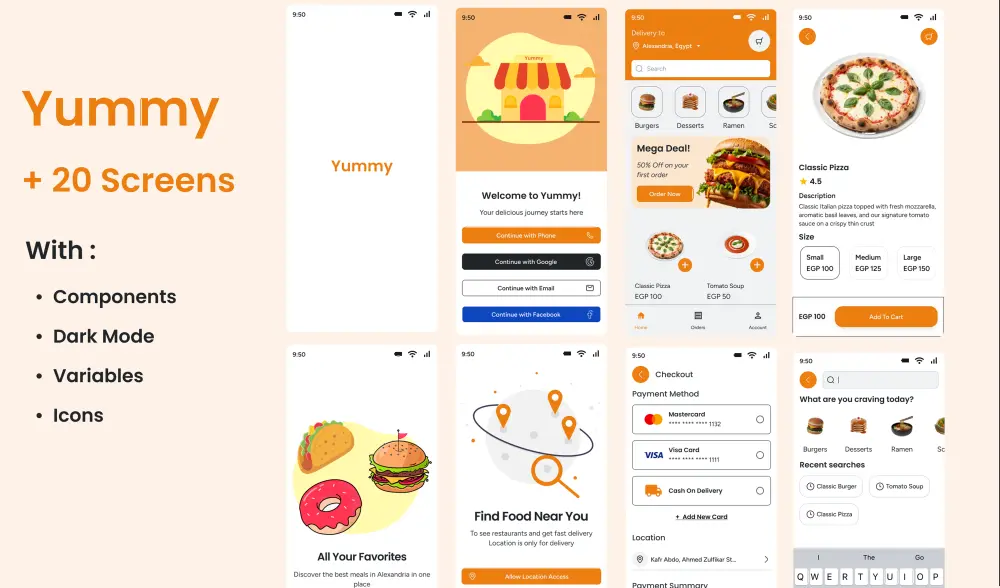 تصميم واجهات تطبيقات موبايل UI/UX