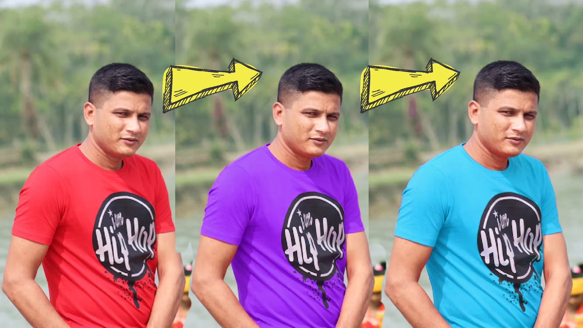 تغيير الوان صورة واحدة باحترافية.