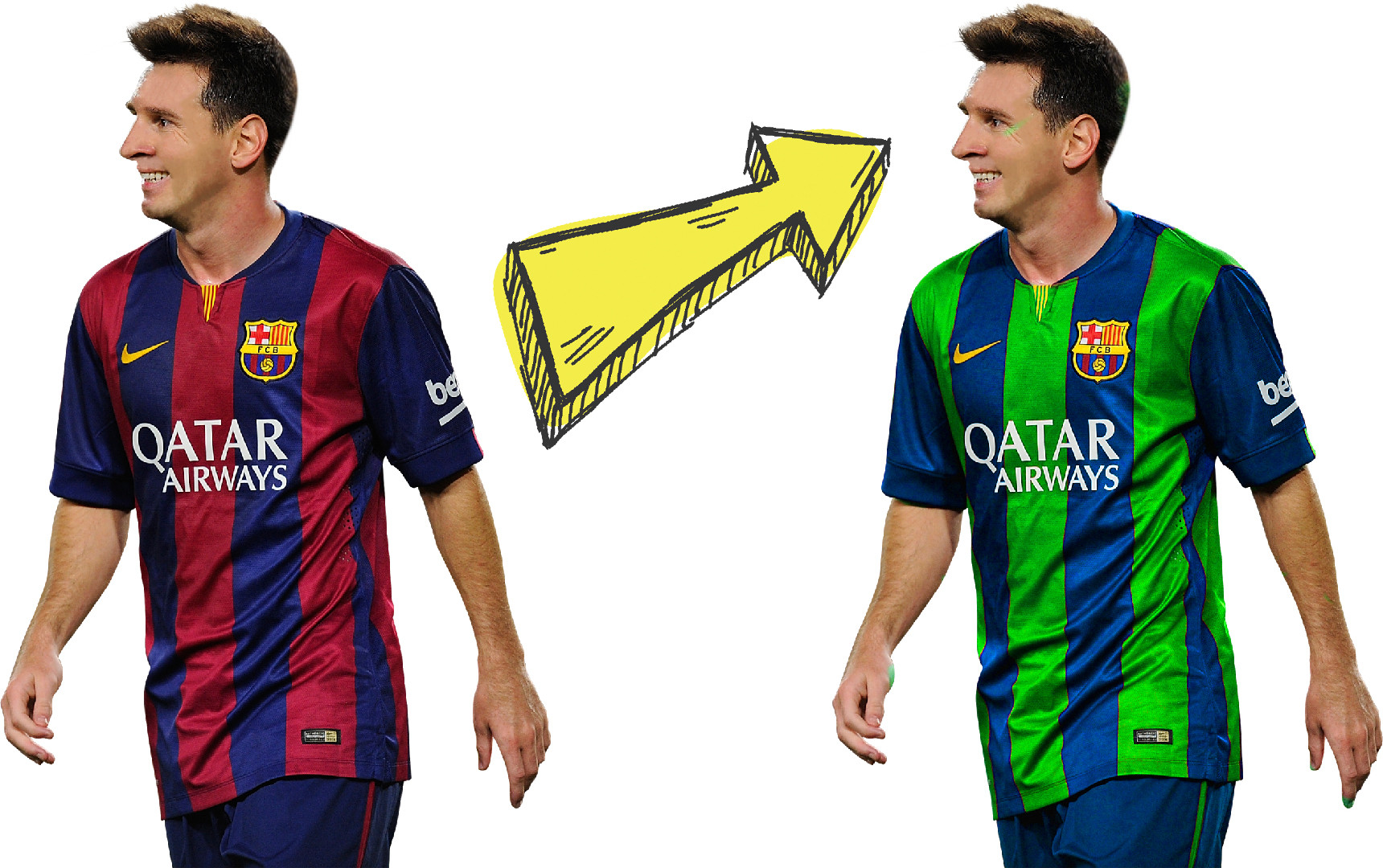 تغيير الوان صورة واحدة باحترافية.