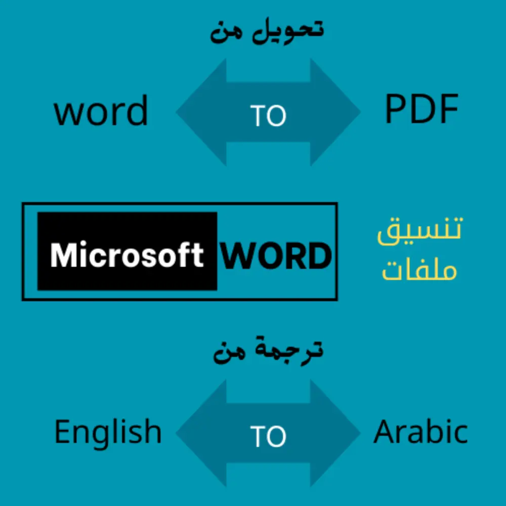 "تنسيق وتفريغ ملفات Word باحترافية وتدقيق لغوي شامل"