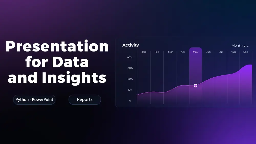 إعداد عرض تقديمي احترافي يتضمن رسوم بيانية وتقارير