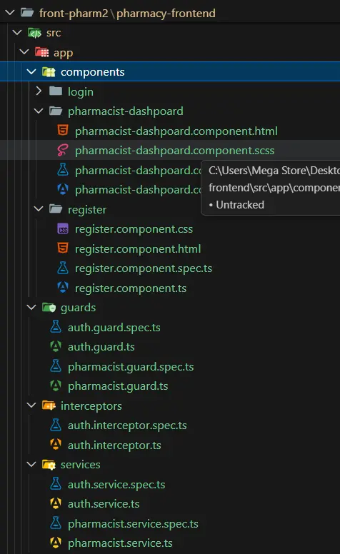 سأقوم بتطوير واجهة مستخدم احترافية باستخدام Angular