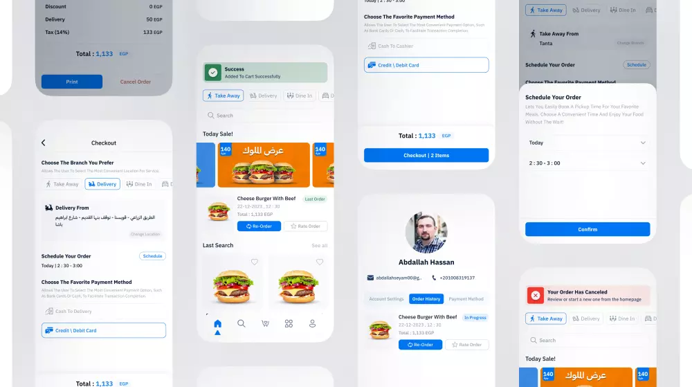 خدمة تصميم واجهات وتجربة المستخدم للويب والموبايل - UX/UI Design