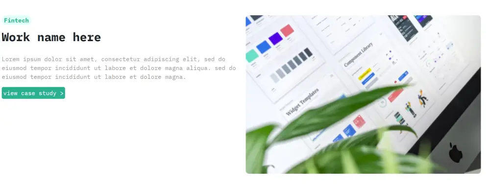 تصميم موقع Portfolio شخصي متجاوب بالكامل باستخدام HTML و CSS