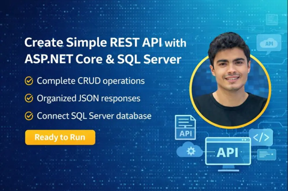 إنشاء REST API بسيطة باستخدام ASP.NET Core و SQL Server
