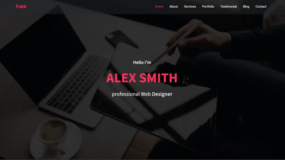 إنشاء موقع ويب احترافي سريع ومتجاوب (Landing Page / Website)