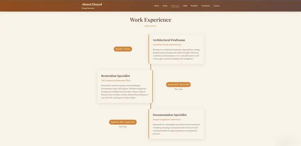 تصميم وتطوير موقع شخصي (Portfolio) احترافي ومتجاوب لعرض أعمالك بتميز