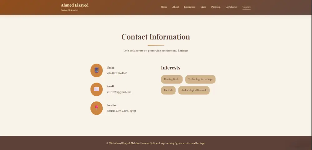 تصميم وتطوير موقع شخصي (Portfolio) احترافي ومتجاوب لعرض أعمالك بتميز