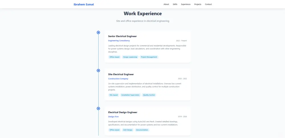 تصميم وتطوير موقع شخصي (Portfolio) احترافي ومتجاوب لعرض أعمالك بتميز