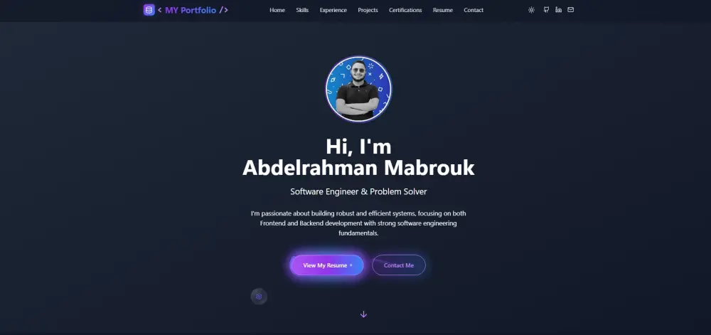 تصميم وتطوير موقع شخصي (Portfolio) احترافي ومتجاوب لعرض أعمالك بتميز