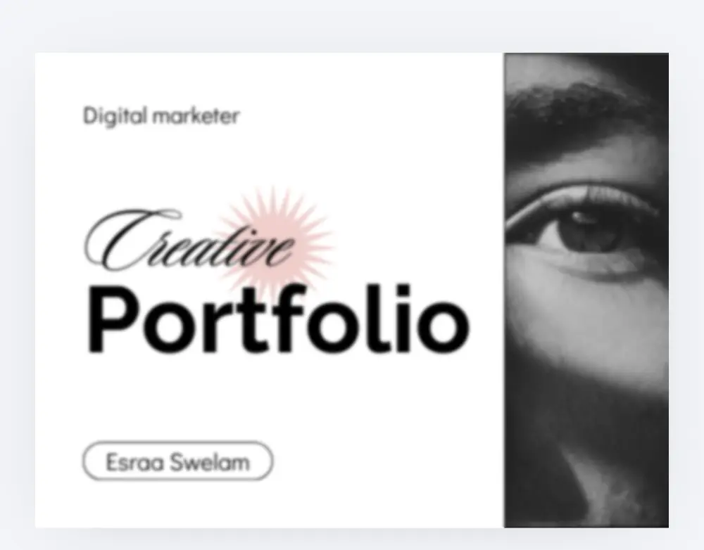 تصميم معرض للأعمال (بوتوفوليو)