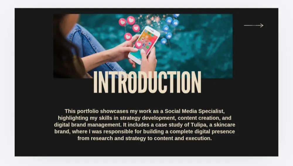 تصميم معرض للأعمال (بوتوفوليو)