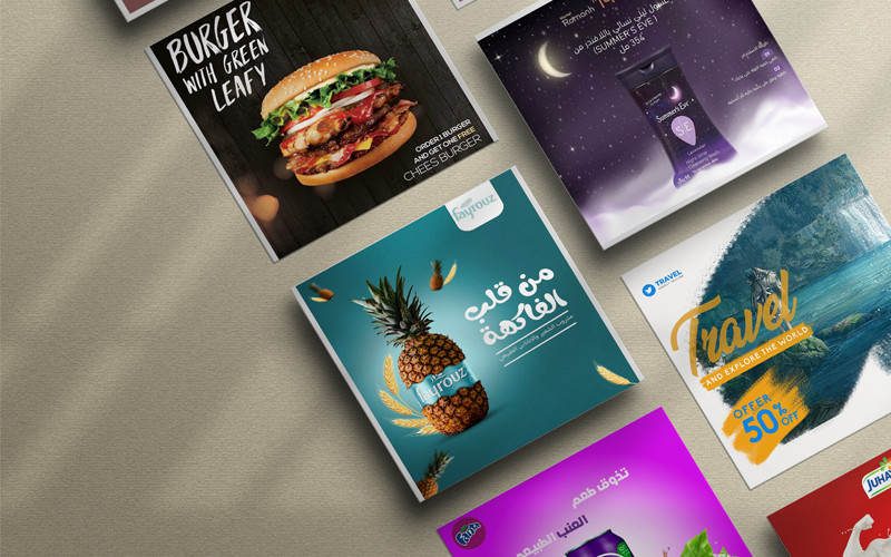 تصاميم سوشيال ميديا بطريقة احترافية