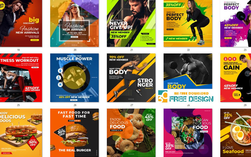 تصاميم سوشيال ميديا بطريقة احترافية