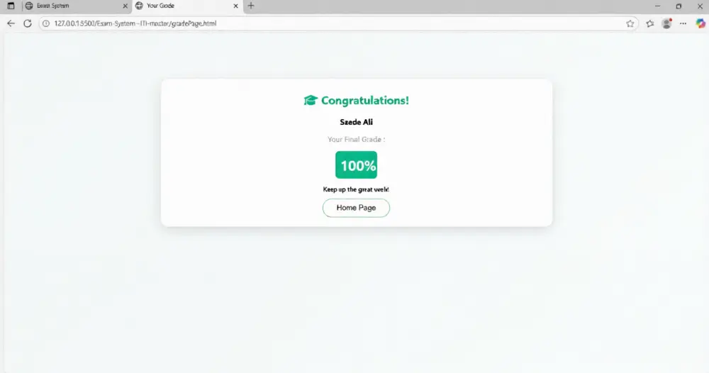 موقع امتحانات اونلاين Online Exam System