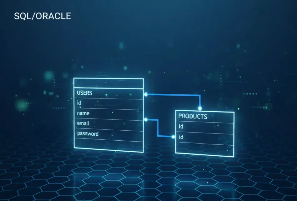 تصميم وهيكلة قواعد بيانات احترافي(SQL/Oracle) مع مخطط الـ ERD.  الوصف: سأقوم بتصميم قاعدة بيانات قوية ومنظمة لبرنامجك أو موقعك تضمن سرعة الأداء وعدم تكرار