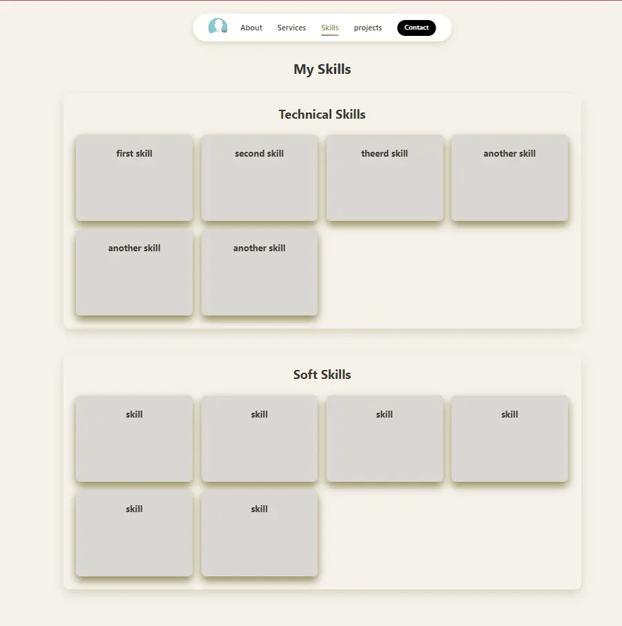 تصميم موقع شخصي (Portfolio) احترافي يعرض مهاراتك ومشاريعك