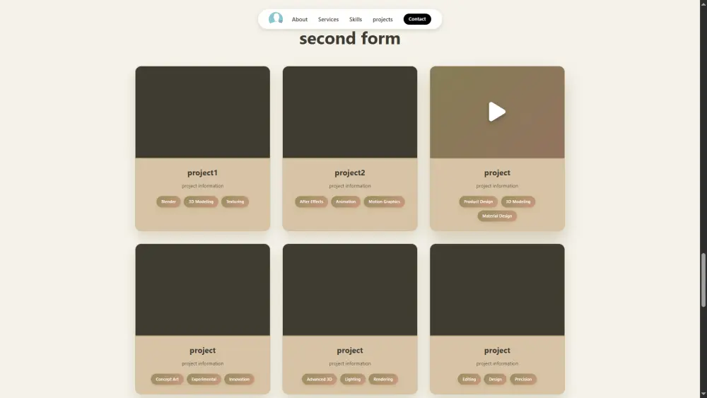 تصميم موقع شخصي (Portfolio) احترافي يعرض مهاراتك ومشاريعك