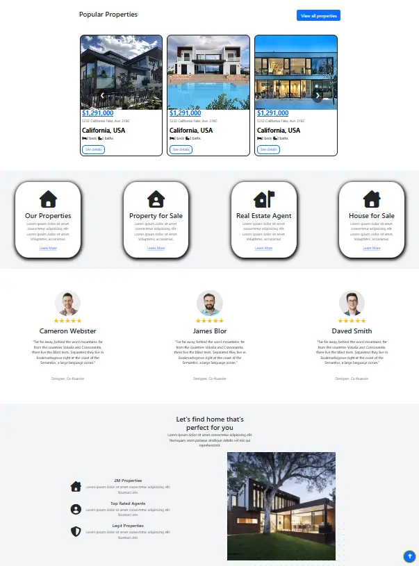 صميم وتطوير الواجهات الأمامية للمواقع باستخدام HTML / CSS / JavaScript