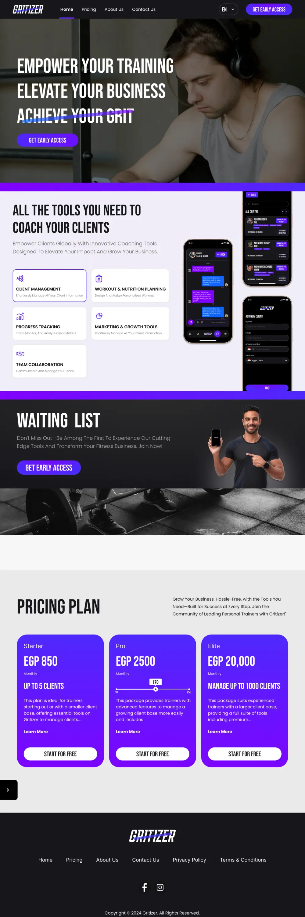 بناء Landing Page احترافية