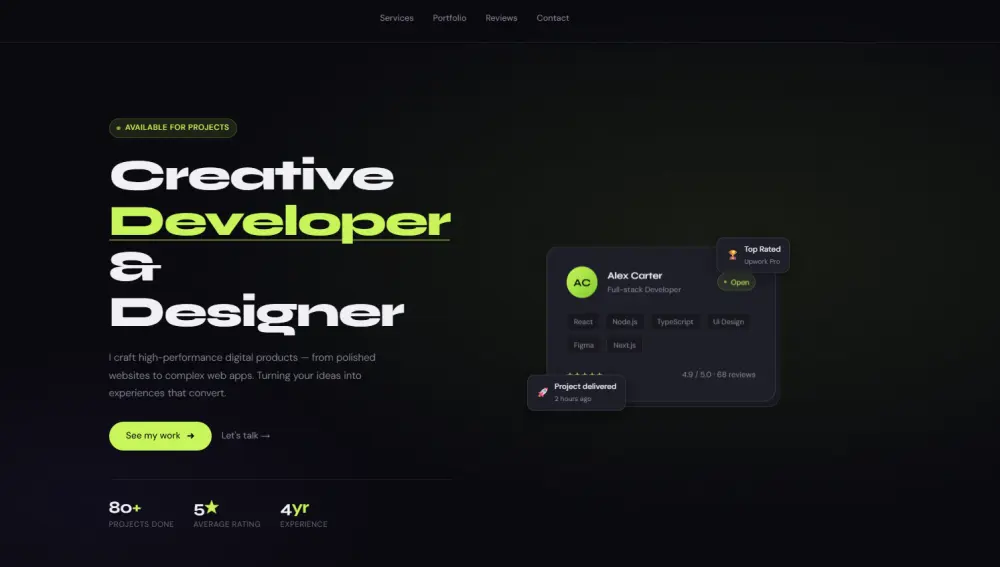 برمجة Landing Page احترافية ( Angular/HTML / CSS / Typescript) متجاوبة لجميع الشاشات وتحويل من عربي الي انجليزي والعكس