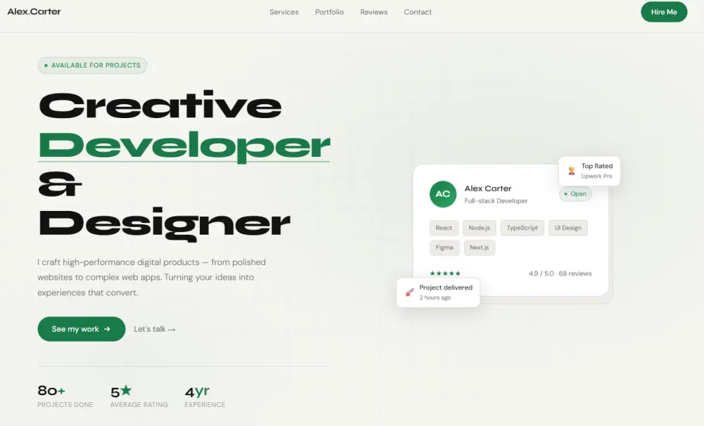 برمجة Landing Page احترافية ( Angular/HTML / CSS / Typescript) متجاوبة لجميع الشاشات وتحويل من عربي الي انجليزي والعكس