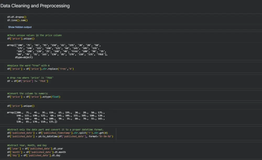 تنظيف البيانات باستخدام Python وتجهيزها للتحليل بدقة