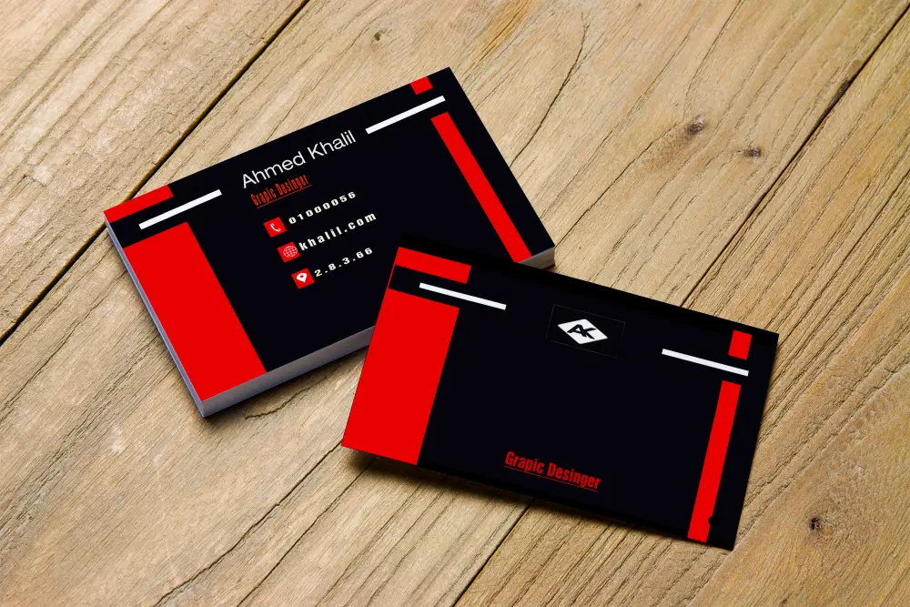 تصميم كروت شخصيه احترافي يعكس هوية نشاطك التجاري،