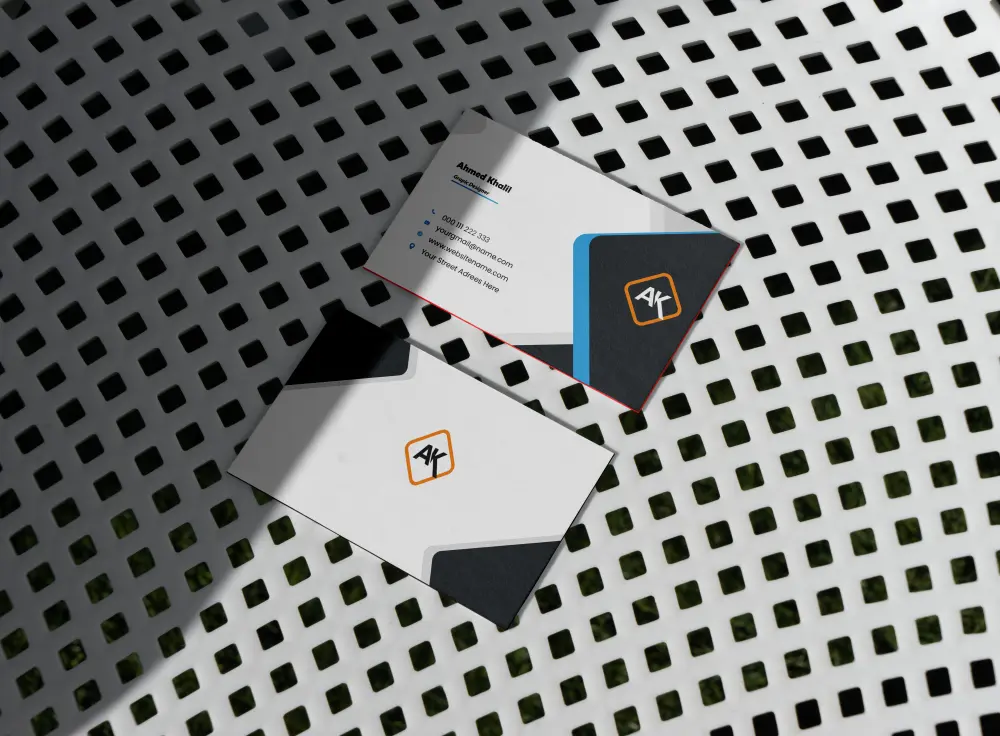 تصميم كروت شخصيه احترافي يعكس هوية نشاطك التجاري،