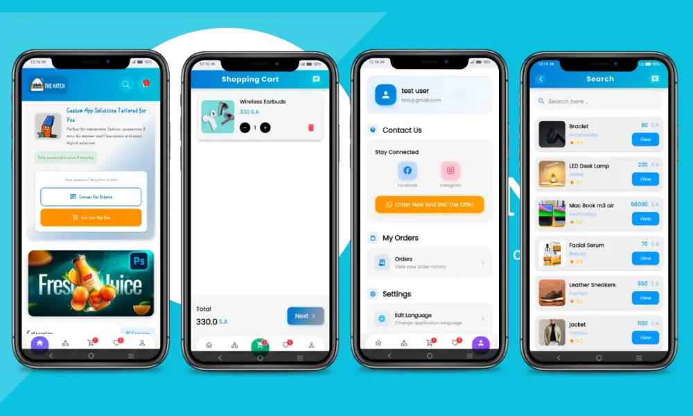 تطوير تطبيقات موبايل احترافية باستخدام Flutter (Android & iOS)