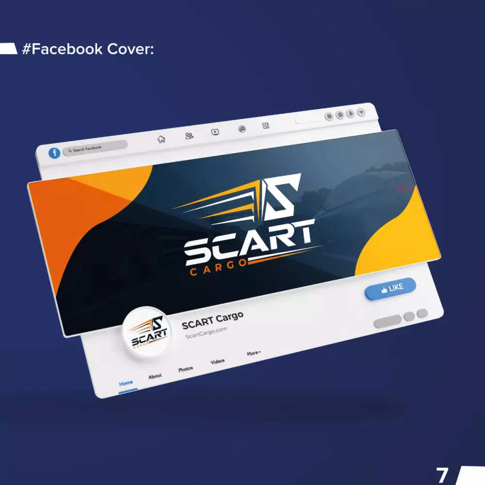 تصميم أغلفة لصفحات وسائل التواصل