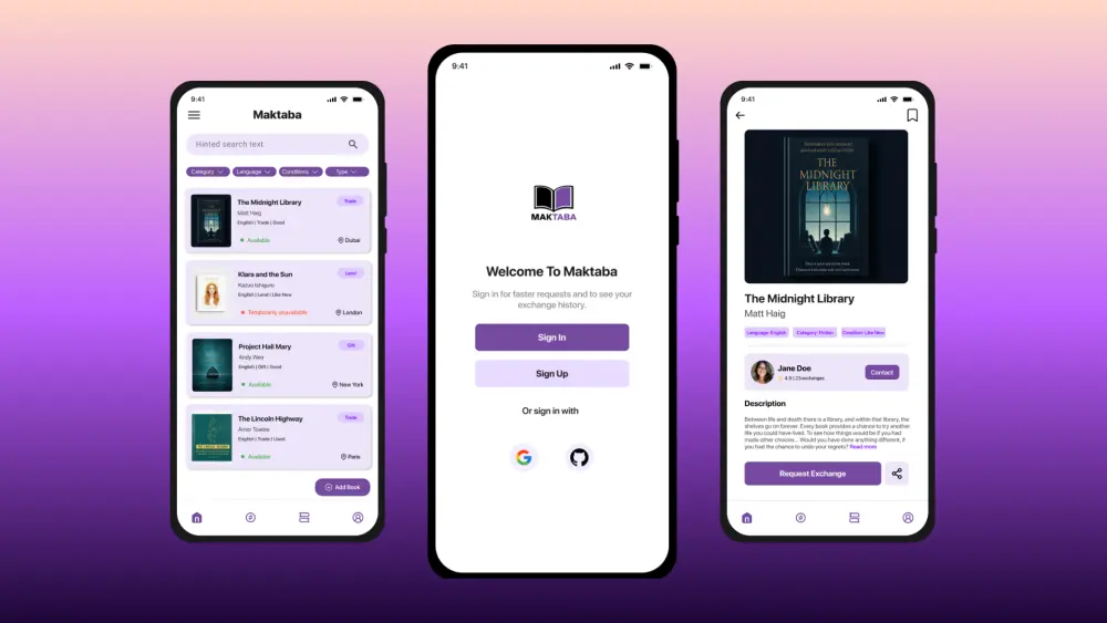 أقدم لك خدمة تصميم واجهات وتجربة مستخدم (UI/UX) عالية الجودة لتطبيقاتك، مع التركيز على الاحترافية، الجمالية، وسهولة الاستخدام.