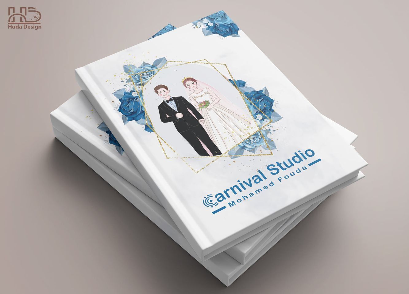تصميم غلاف البوم زفاف wedding album cover design