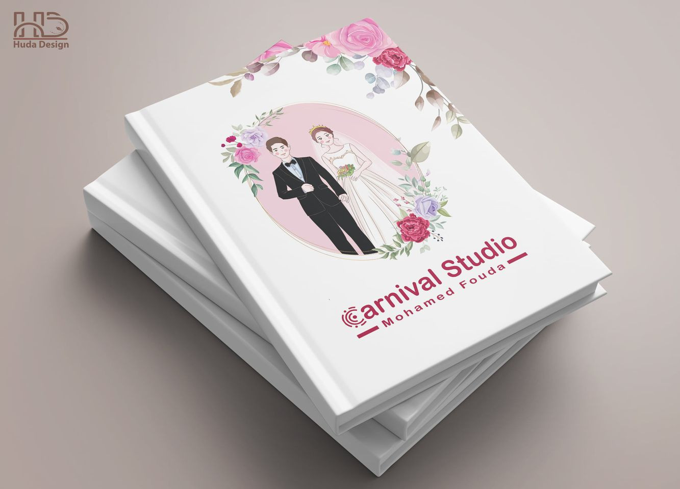تصميم غلاف البوم زفاف wedding album cover design
