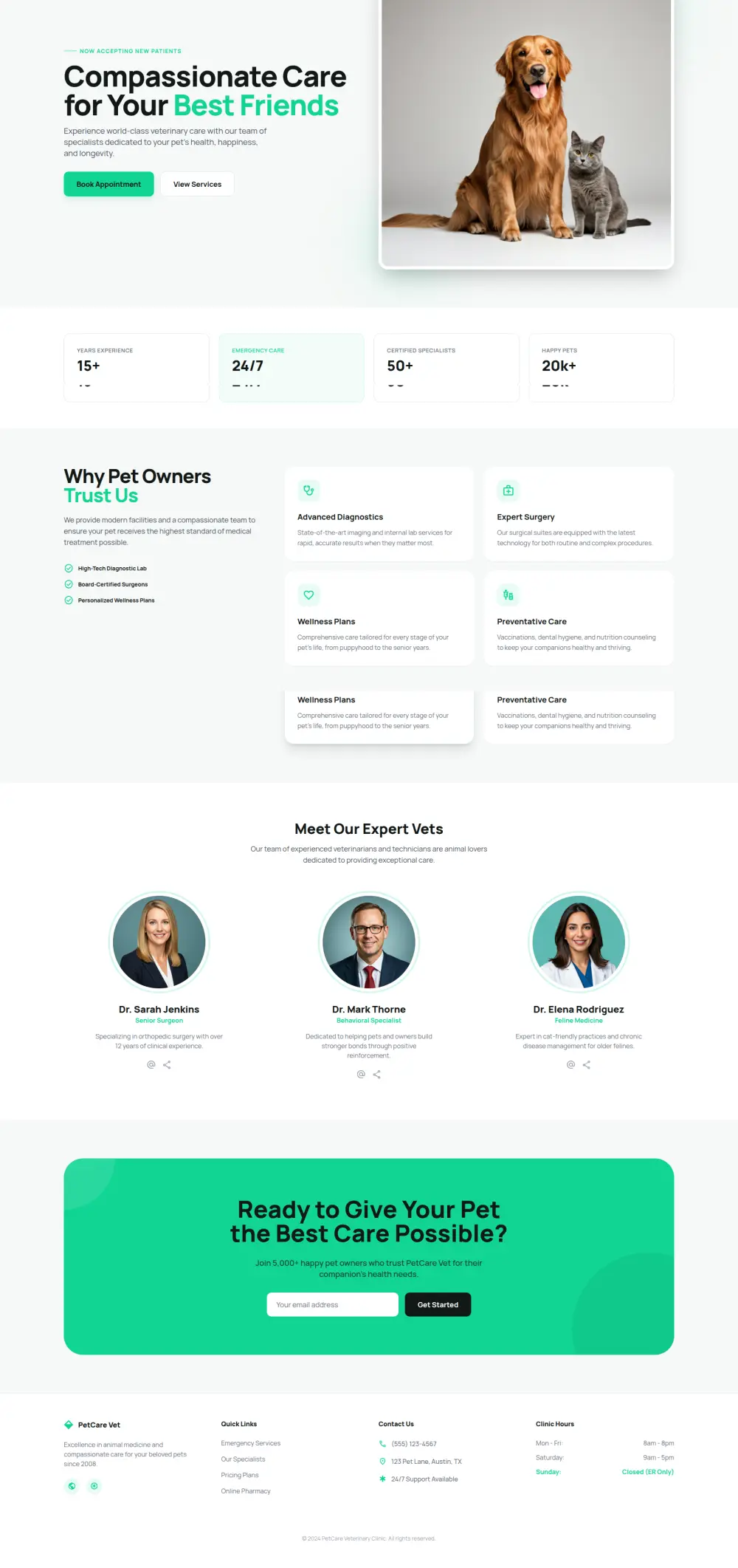 تصميم وتطوير صفحة هبوط احترافية وسريعة الاستجابة