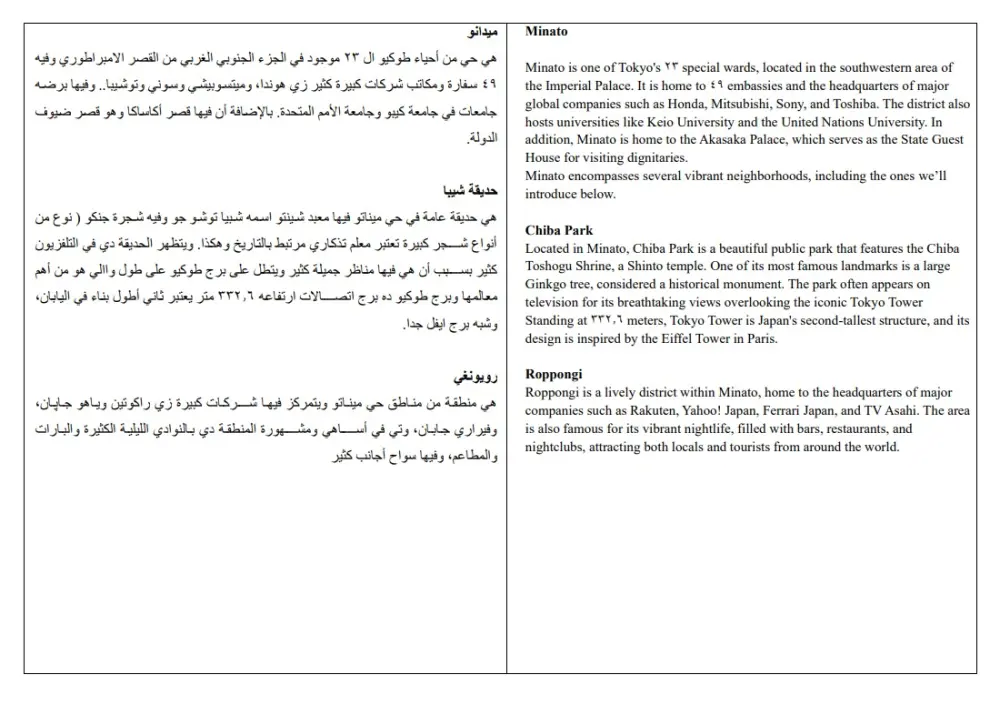 ترجمة من الإنجليزية إلى العربية و العكس بدقة و إحتراف
