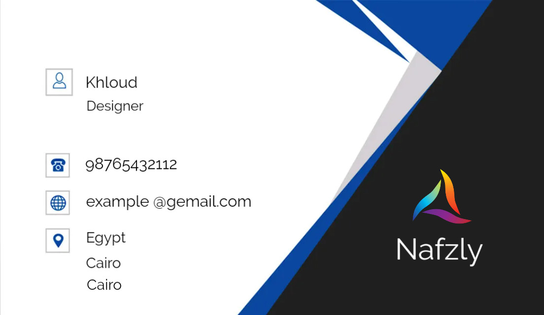 تصميم بطاقات عمل احترافية