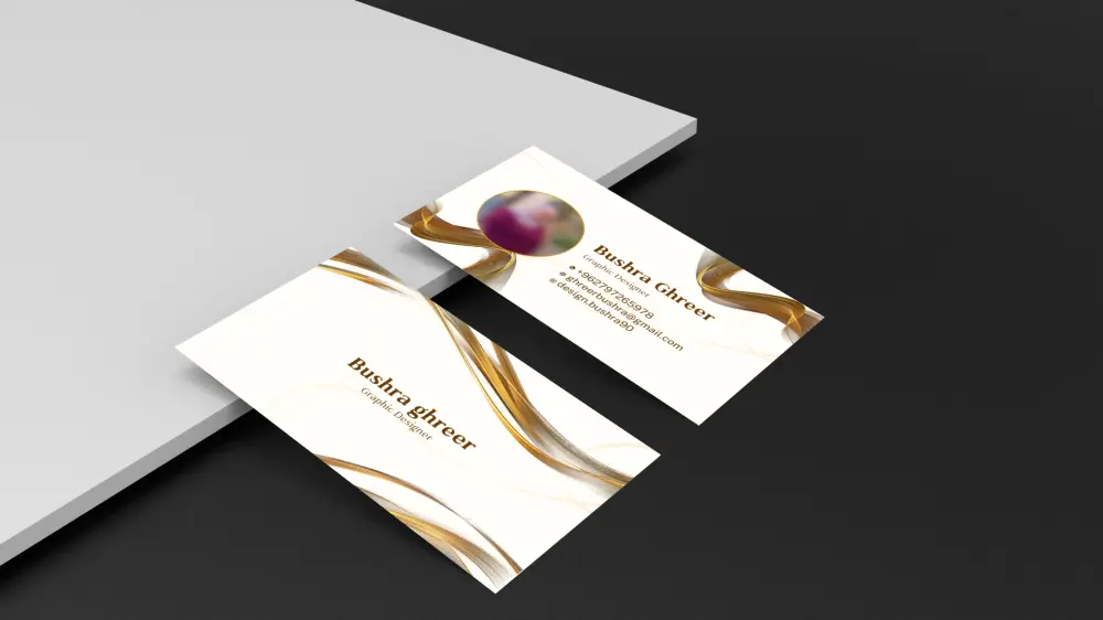 تصميم بطاقة اعمال