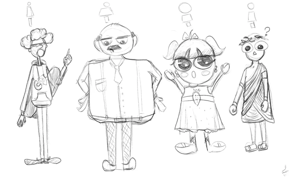 تصميم الشخصيات الكرتونية Character Design