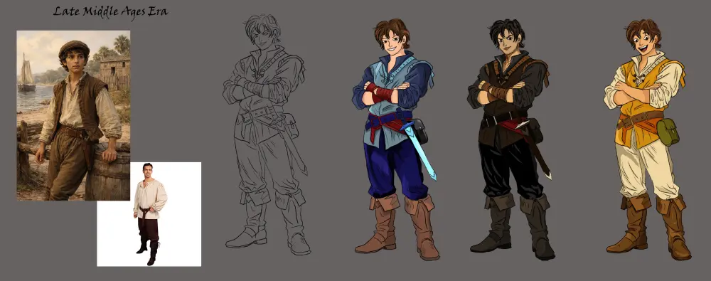 تصميم ورسم شخصيات كرتونية أو خيالية بأسلوب Digital Painting