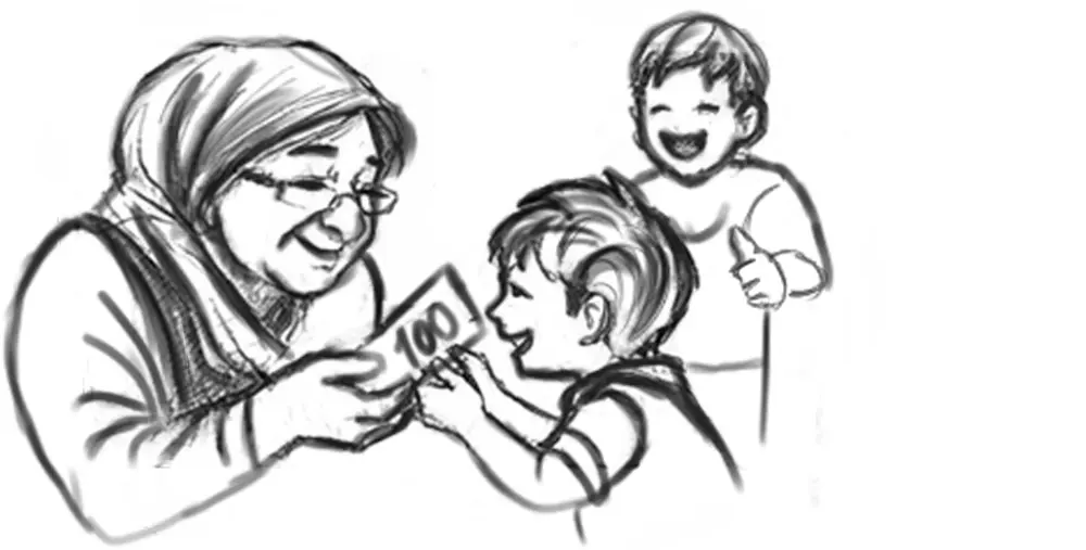 Storyboard ليلة العيد – اسكتش رصاص للمة العيلة وصناعة كحك العيد
