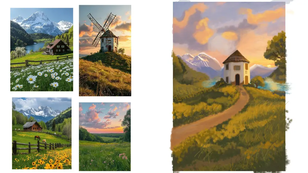 رسم Environment Digital Painting