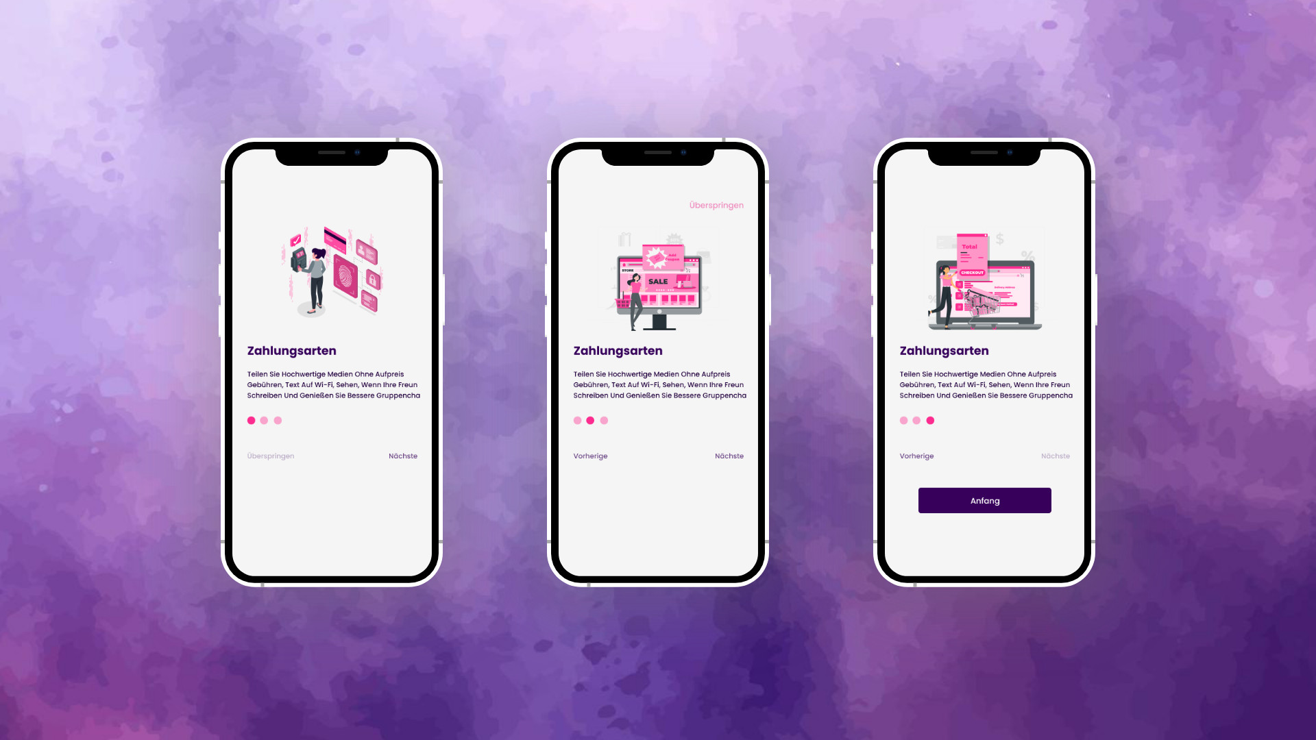 تصميم واجهة ترحيبية جذابة وعصرية