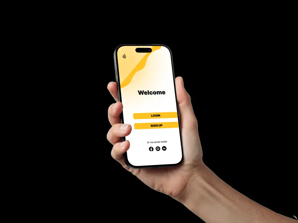 login and sign up page