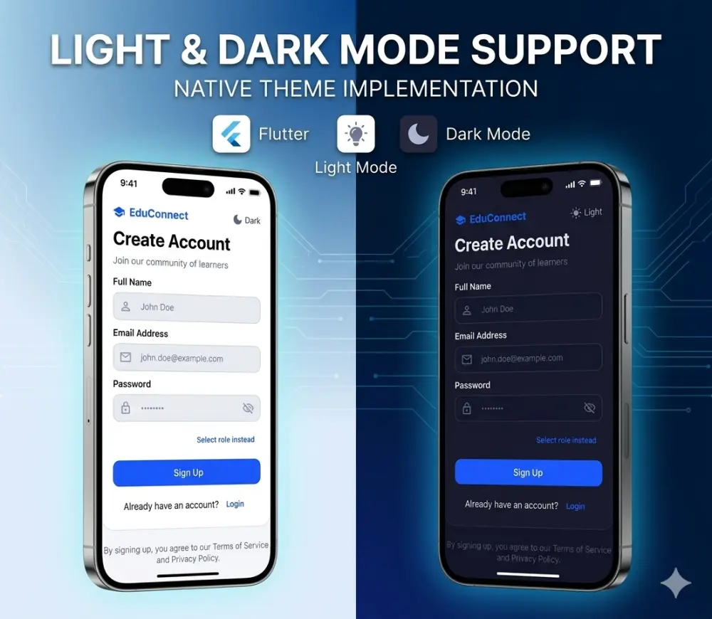 بناء تطبيق موبايل احترافي (Android & iOS) باستخدام Flutter