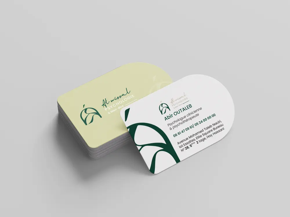 تصميم بطاقة أعمال احترافية متناسقة مع هويتك البصرية (الأقوى والأكمل)